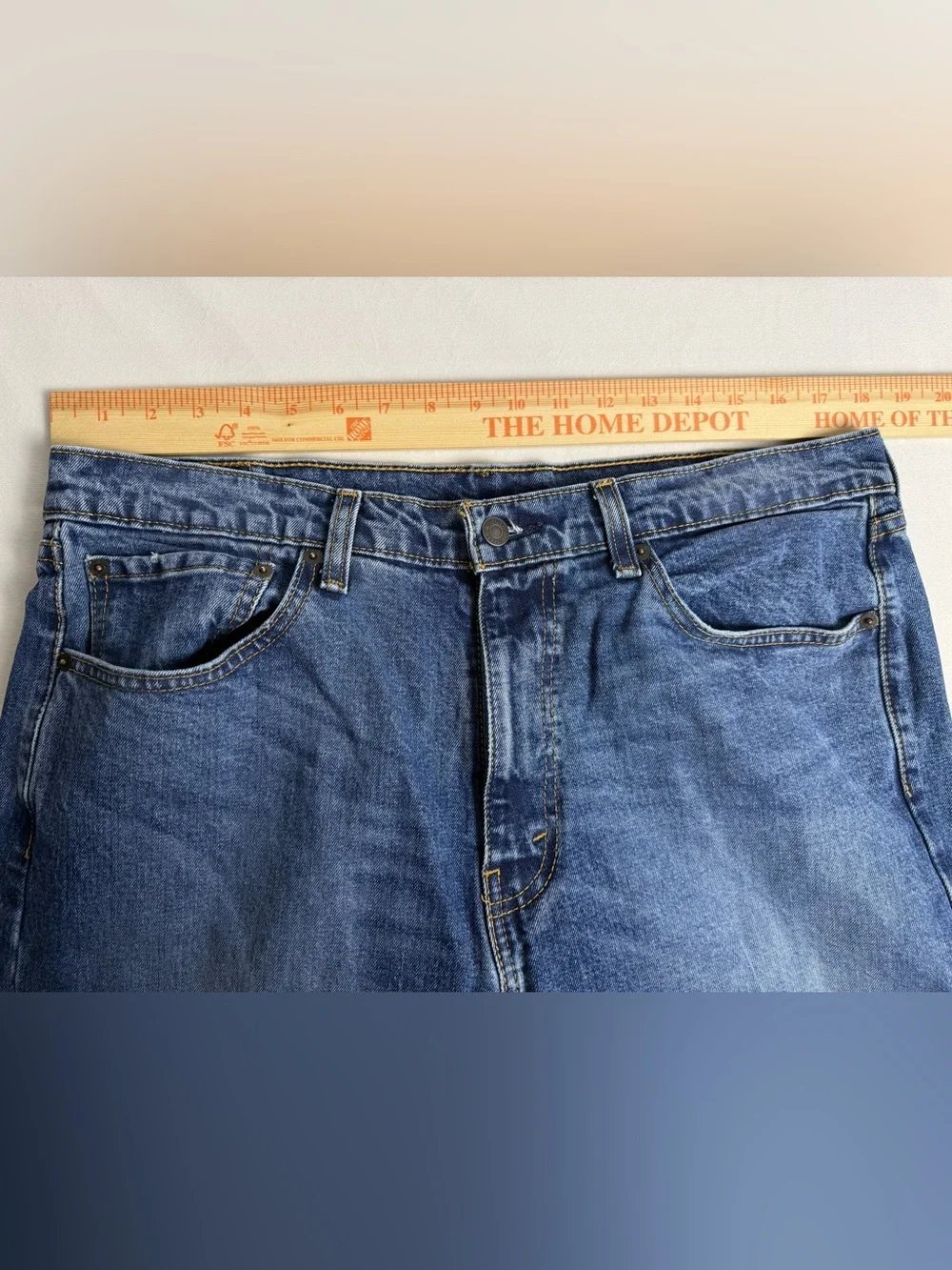 Levi’s 505 Men’s Jeans 36x29 Blue Straight Leg Regular Fit Denim Medium Wash